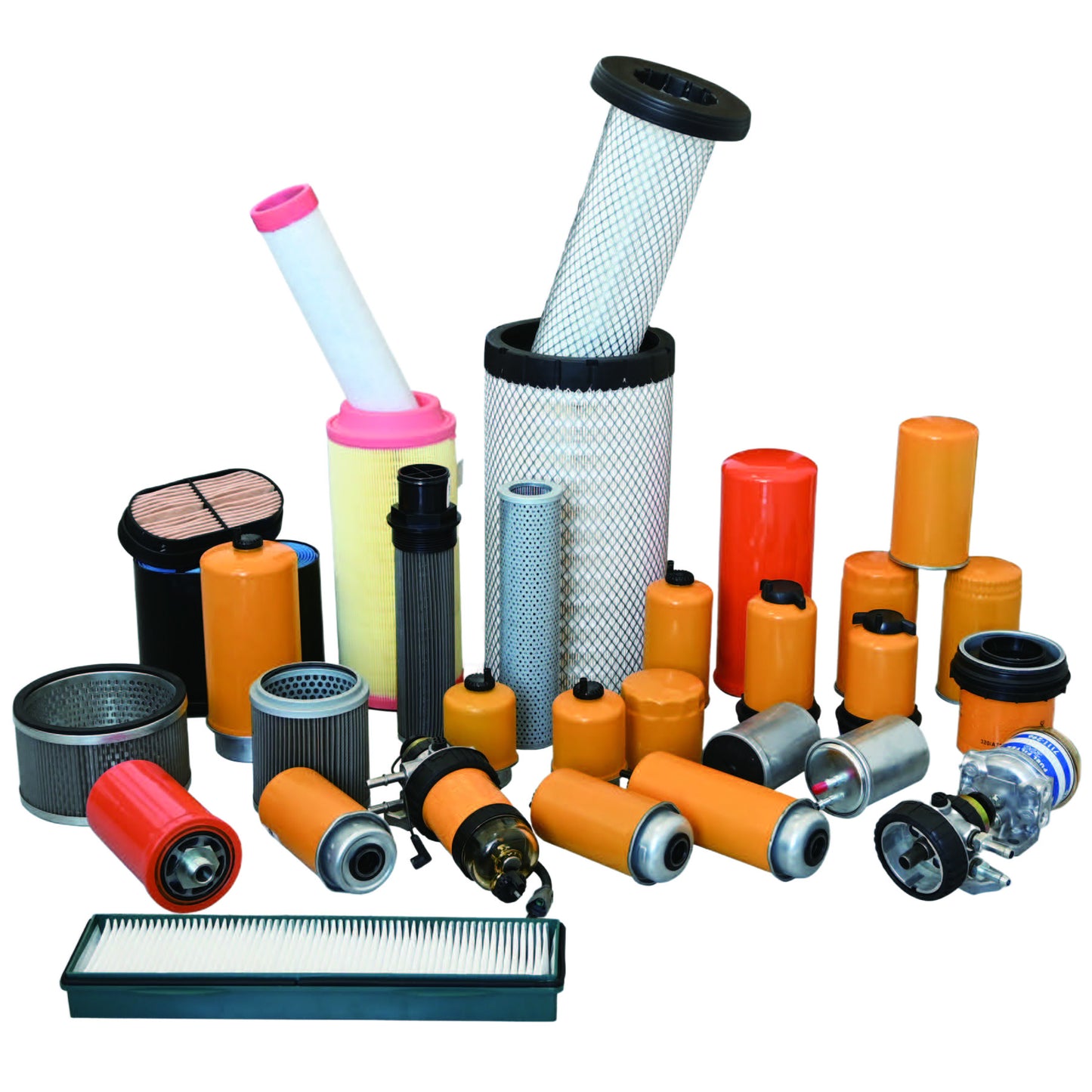 Filters For CAT, JCB, Komatsu, Volvo, Doosan, Bobcat, Scania, DAF, Perkins, Cummins, Benz, Massey Ferguson, John Deere, Iveco, CASE